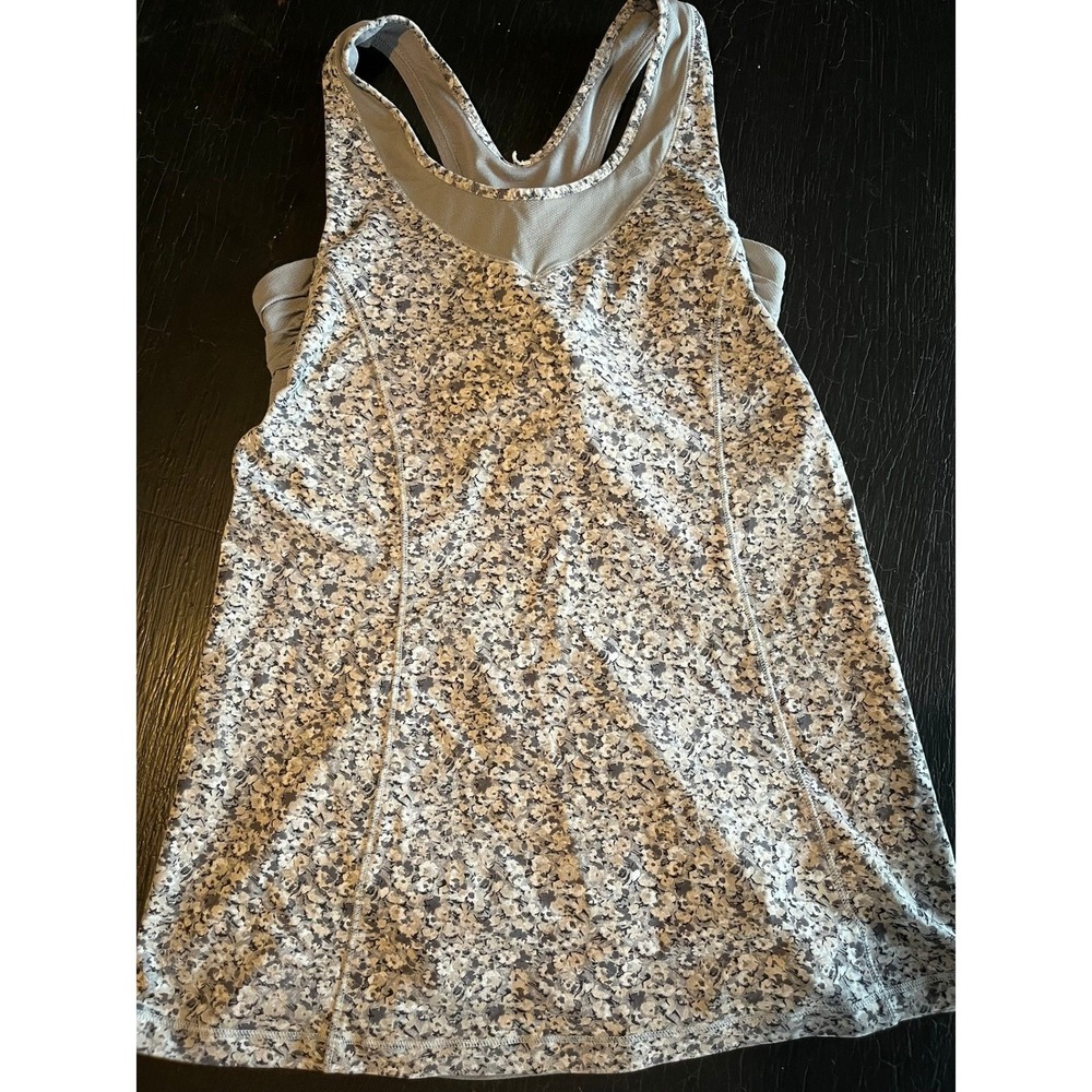 Lululemon Tank Top‎ Floral Workout Yoga Athletic Sleeveless Women's